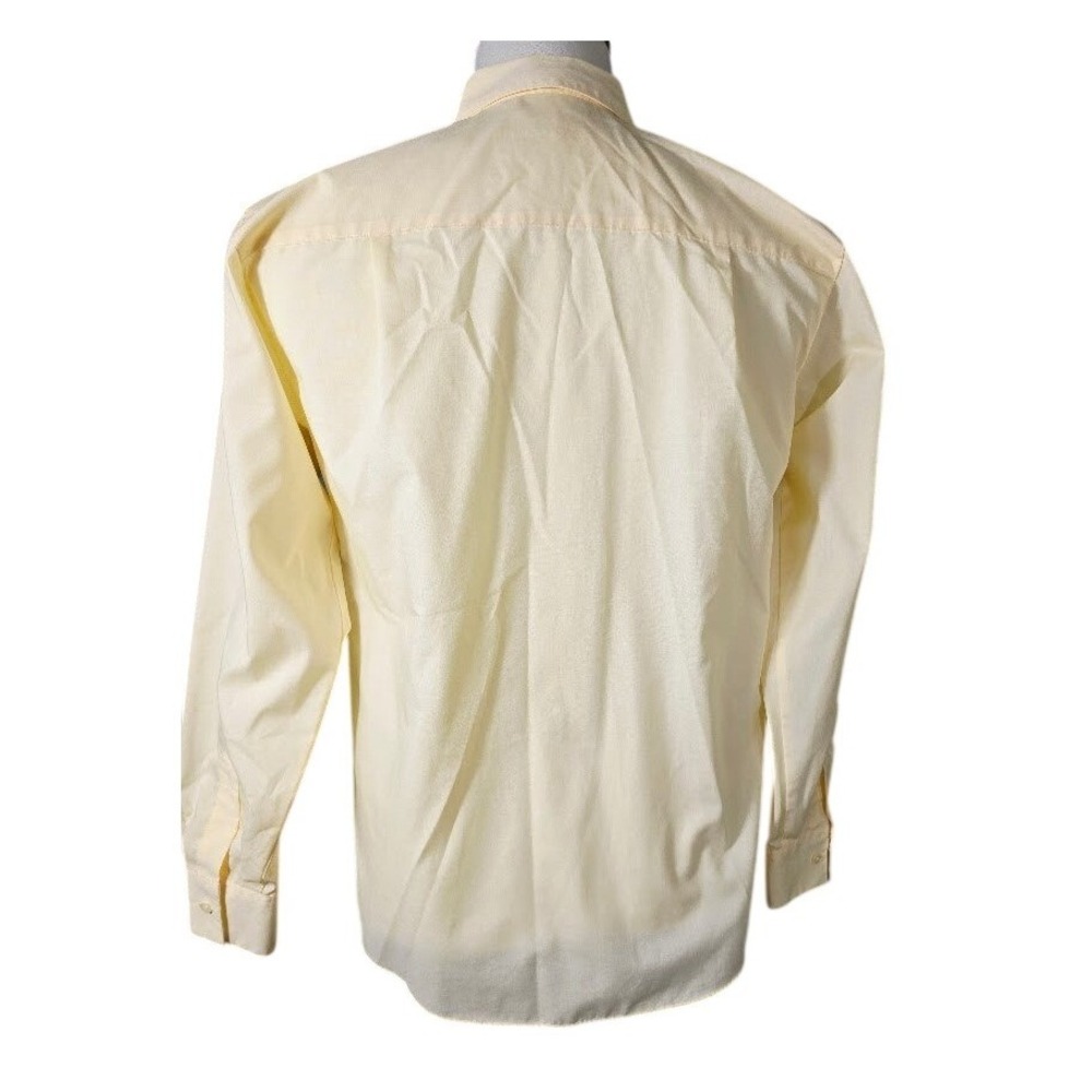 Foxcroft Wrinkle Free Womens Yellow Long Sleeve Button Up Shirt Size 6 small - Picture 2 of 9